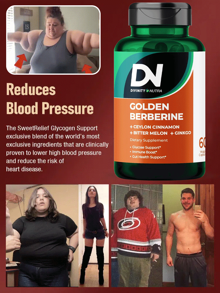 【TK Hot Item】4-in-1 Berberine Blood Sugar Lowering Capsules