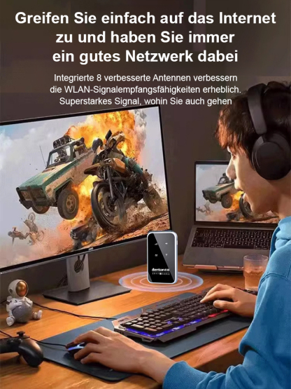 Ein Muss für unterwegs, ein tragbares WLAN-Internet-Tool, kostenloser Internetzugang
