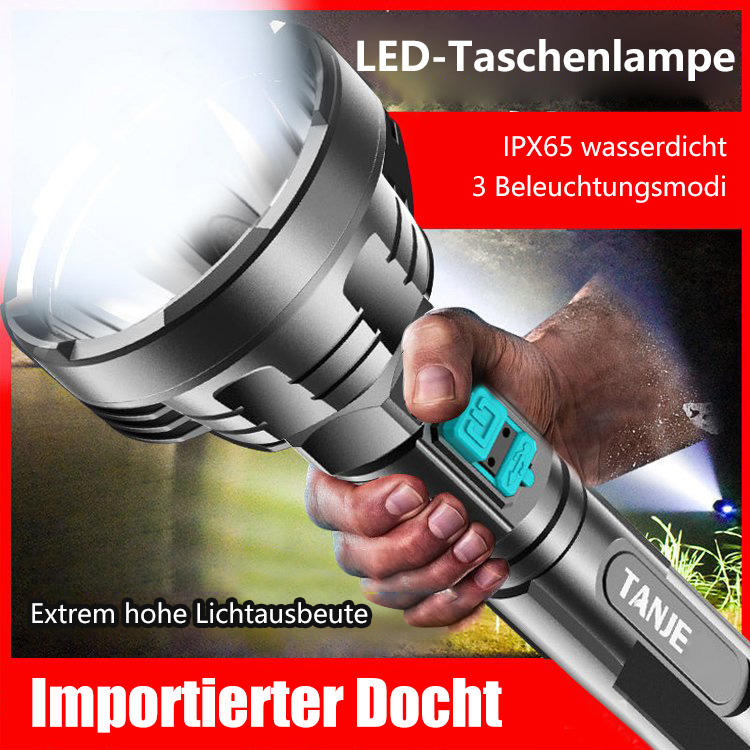 Wiederaufladbare LED-Taschenlampe