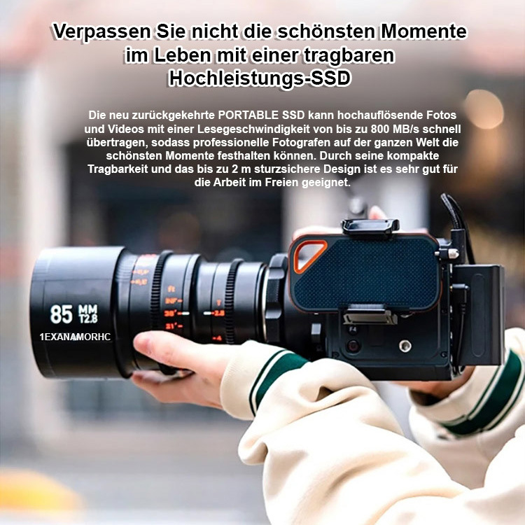 【32TB große Kapazität】Übertragen Sie 1 GB Daten in 3 Sekunden, geeignet für eine Vielzahl von Geräten