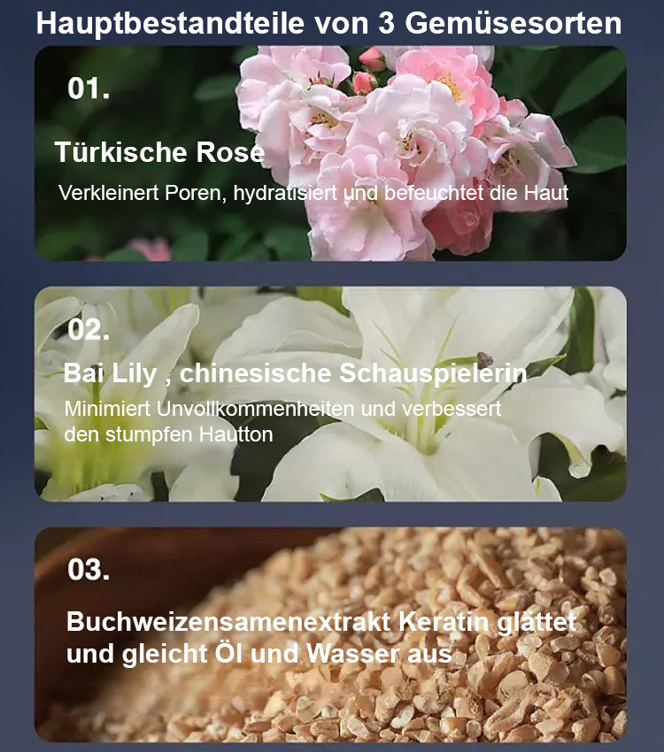 Exklusive Naturcreme für Männer, einfach und praktisch, eine Flasche Hautpflege und ConcealerNatürlich, kein künstliches Weiß