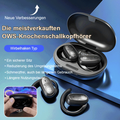 Kabellose Knochenleitungskopfhörer, HIFI-Klangqualität, keine Gehörschäden🎧️