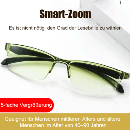 Intelligente Zoom-Lesebrille