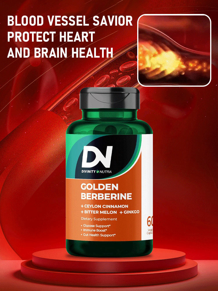 【TK Hot Item】4-in-1 Berberine Blood Sugar Lowering Capsules