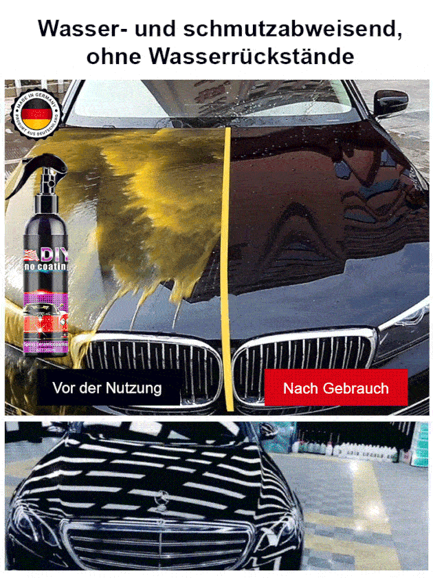 Auto-Beschichtungsmittel, wasserfest und schmutzabweisend, schützt den Autolack
