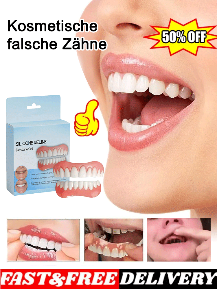 Von Zahnärzten empfohlen, löst leicht das Problem fehlender Zähne und ungleichmäßiger Zähne