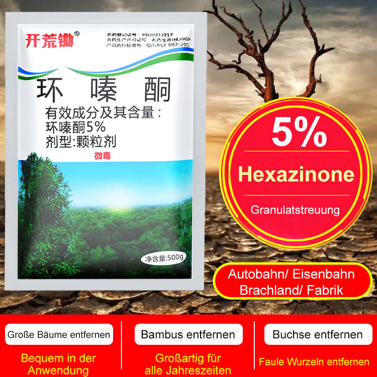 Hexazinon-Herbizid, Unkrautvernichtungsrate 99,99 %