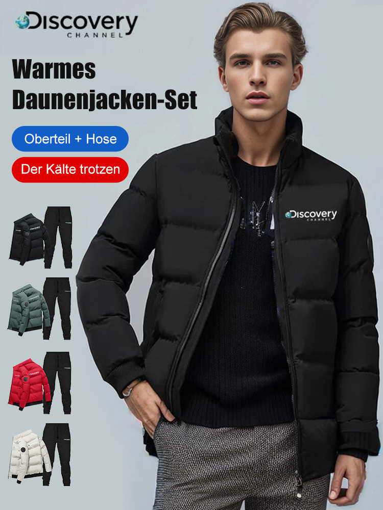 Warmes Daunenjacken-Set
