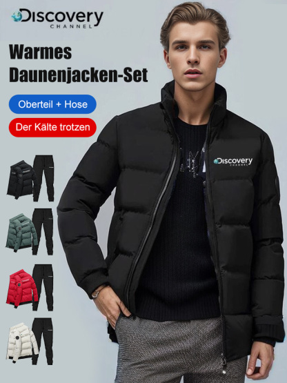 Warmes Daunenjacken-Set