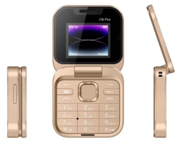 Klappbares Telefon mit Flip Button