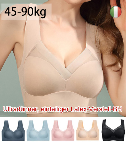 Ultradünner, einteiliger Latex-Verstell-BH