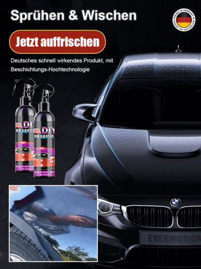 Auto-Beschichtungsmittel, wasserfest und schmutzabweisend, schützt den Autolack