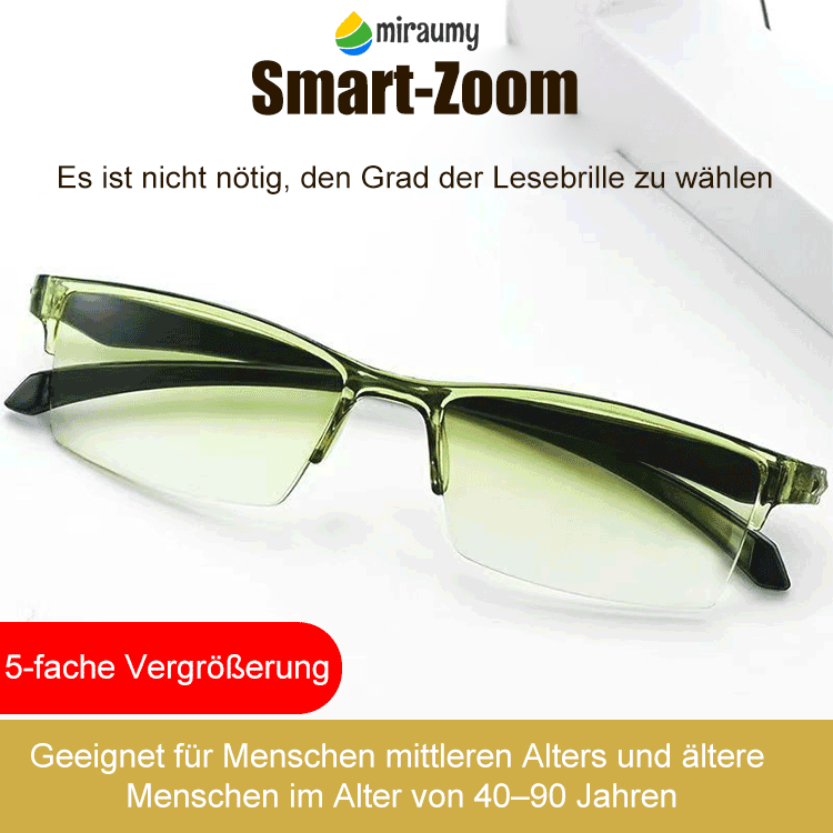 Intelligente Zoom-Lesebrille
