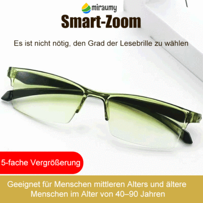 Intelligente Zoom-Lesebrille