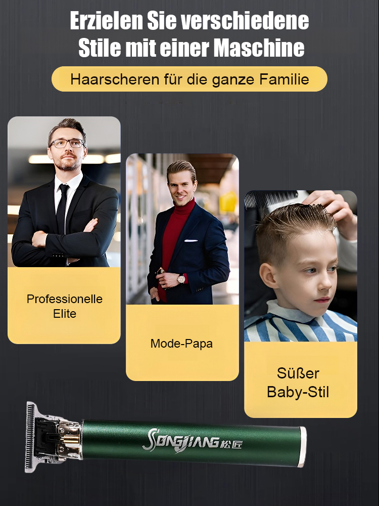 Professionelles, wiederaufladbares Haarschneideset