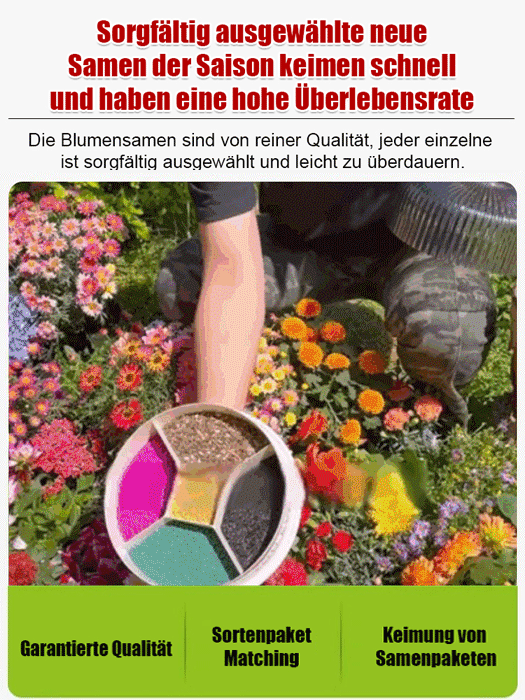 【Vier-Jahreszeiten-Blumen】Blumenmeer-Kombinationssamen💐