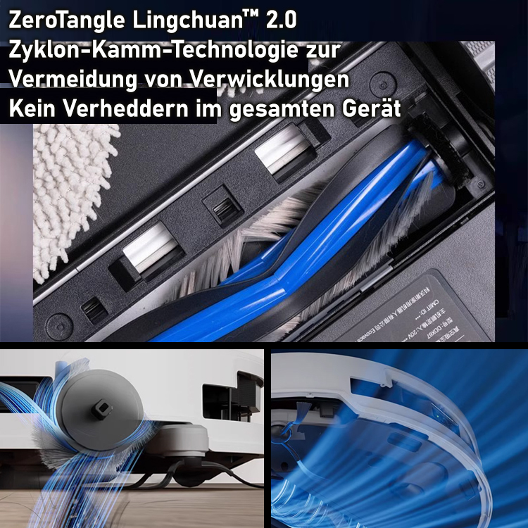 Intelligenter Kehrroboter mit einer Sterilisationsrate von bis zu 99,9 % und geringem Dezibelgeräusch😍