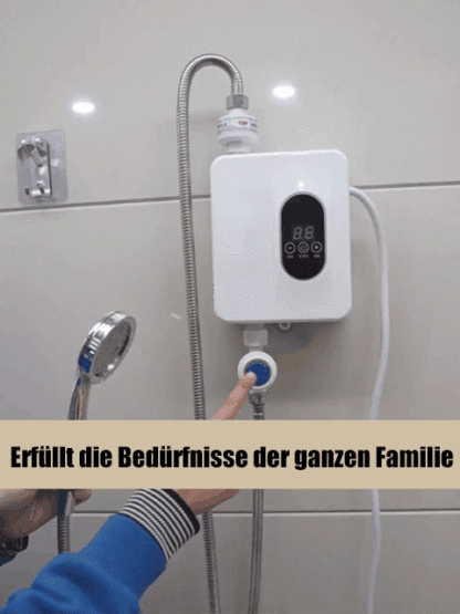 Intelligente Konstanttemperaturheizung, Warmwasser in 3 Sekunden, spart Zeit und Strom
