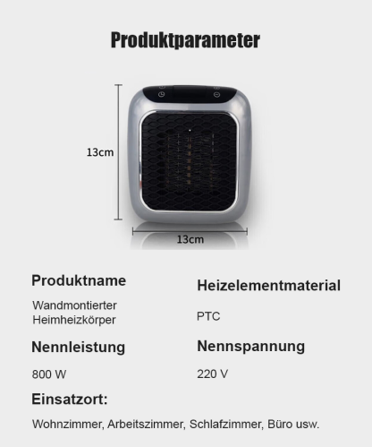 Wandmontierter Heimheizkörper