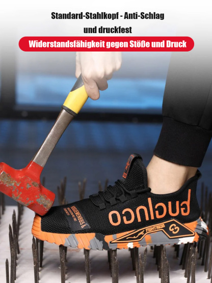 Schlag- und durchtrittsichere Arbeitsschuhe, 10 Jahre Tragedauer