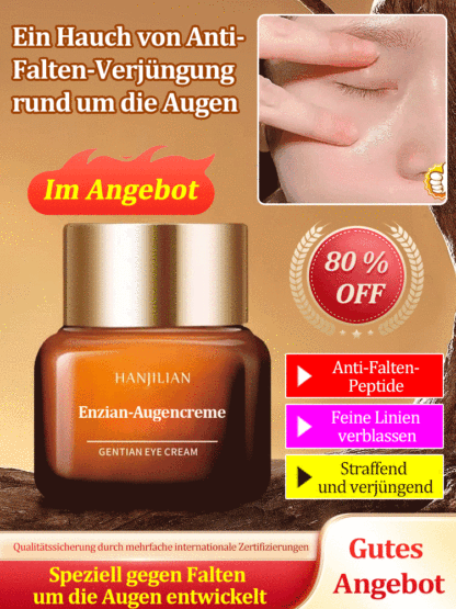 Enzian Augencreme, reduziert Augenfältchen, 2 Stück € 35