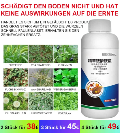 🌿Das wirksamste Herbizid, entwickelt vom Institut für Agrarwissenschaften der Universität München