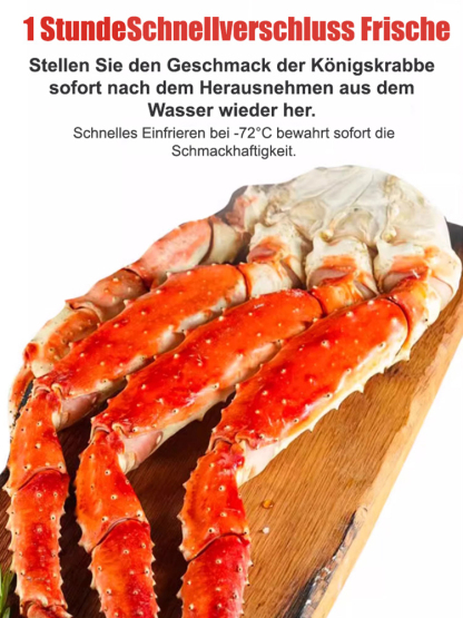 Leckere Königskrabbenbeine, tolles 10er-Sparpaket für nur 39 €