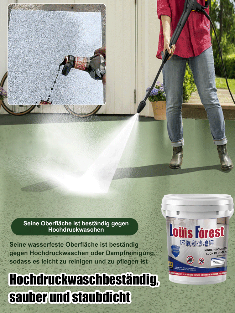 【Einmal multiplizieren】 Upgrade der Bodenfarbe auf Epoxidharz-Sandfarbe