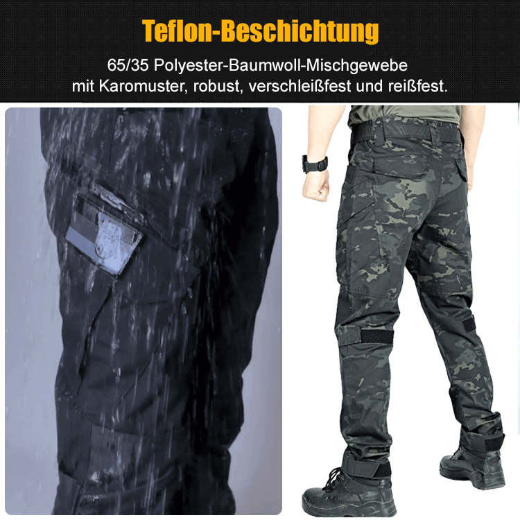 Die taktischen Hosen, die amerikanische Spezialeinheiten tragen.