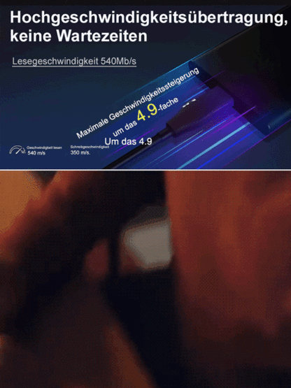 Tragbare Solid-State-Festplatte, große Kapazität, 3.0-Hochgeschwindigkeitsübertragung