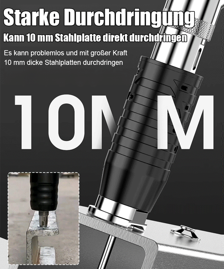 Sparen Sie Zeit und Mühe, hohe Effizienz, durchdringen Sie problemlos 5 cm große Stahlplatten