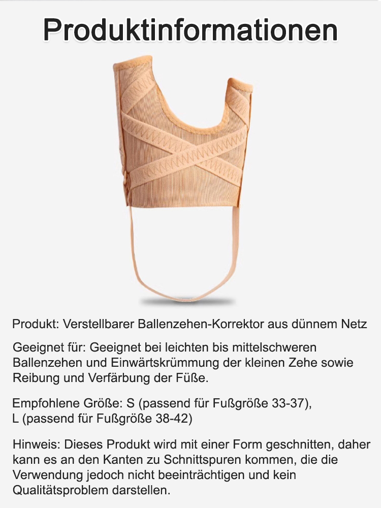 Verabschieden Sie sich in 7 Tagen von Hallux Valgus und Wadenvalgus, 0 negative Bewertungen