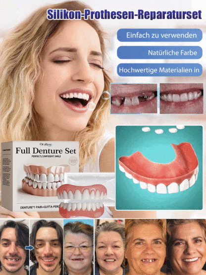 Beauty-Set zur Zahnprothesenmodifikation, weiches Silikonmaterial, feste Adsorption, hohe Passform