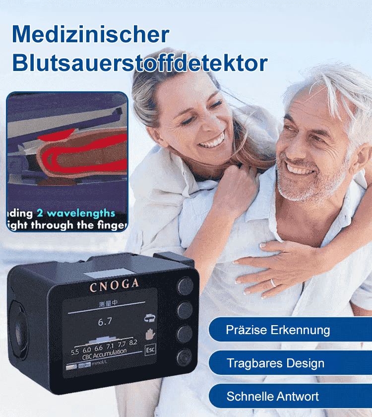 Messen Sie Puls, Blutsauerstoff und Herzfrequenz innerhalb von 5 Sekunden, schnell und bequem