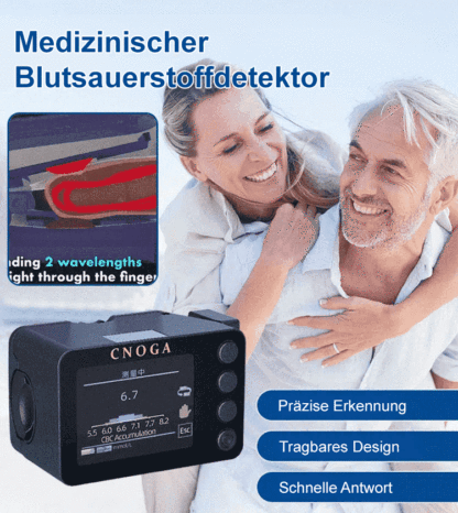 Messen Sie Puls, Blutsauerstoff und Herzfrequenz innerhalb von 5 Sekunden, schnell und bequem