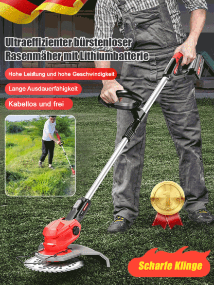 Hocheffizienter bürstenloser Lithium-Akku-Rasenmäher