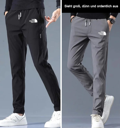 Samtverdickte, warme, gerade Freizeithose