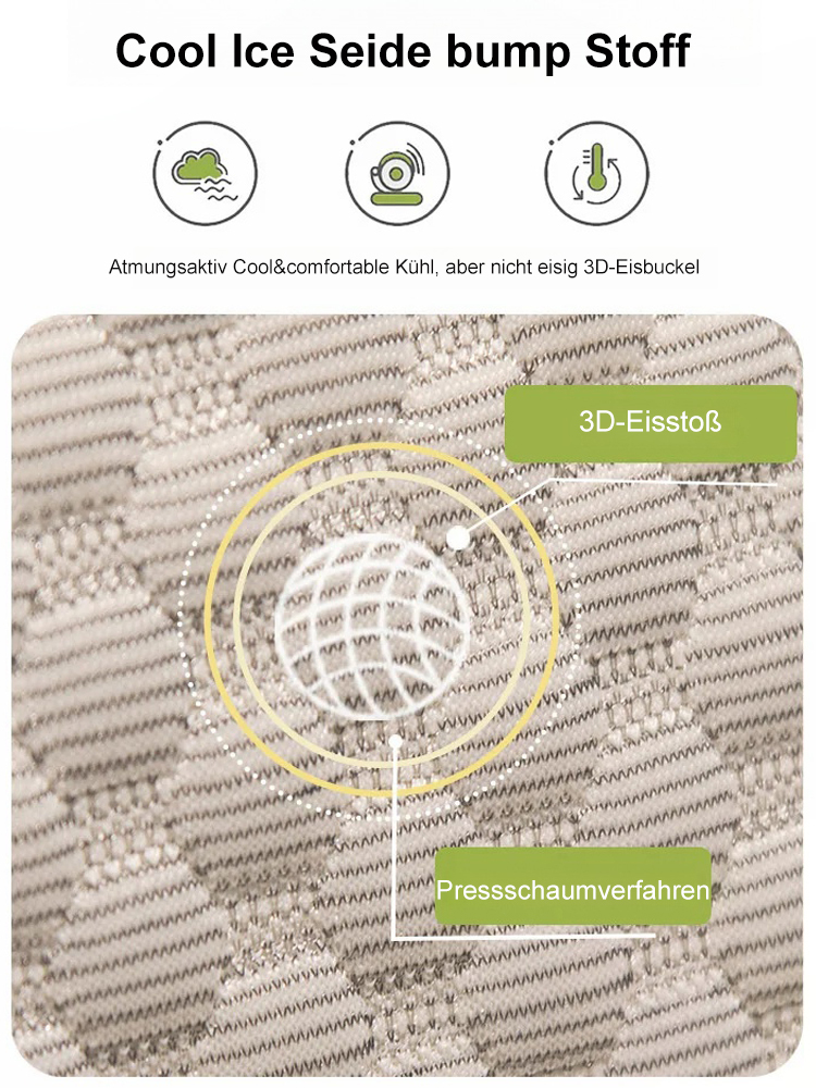 Kühles Kissen, lindert Taillen- und Nackenermüdung in einer Sekunde