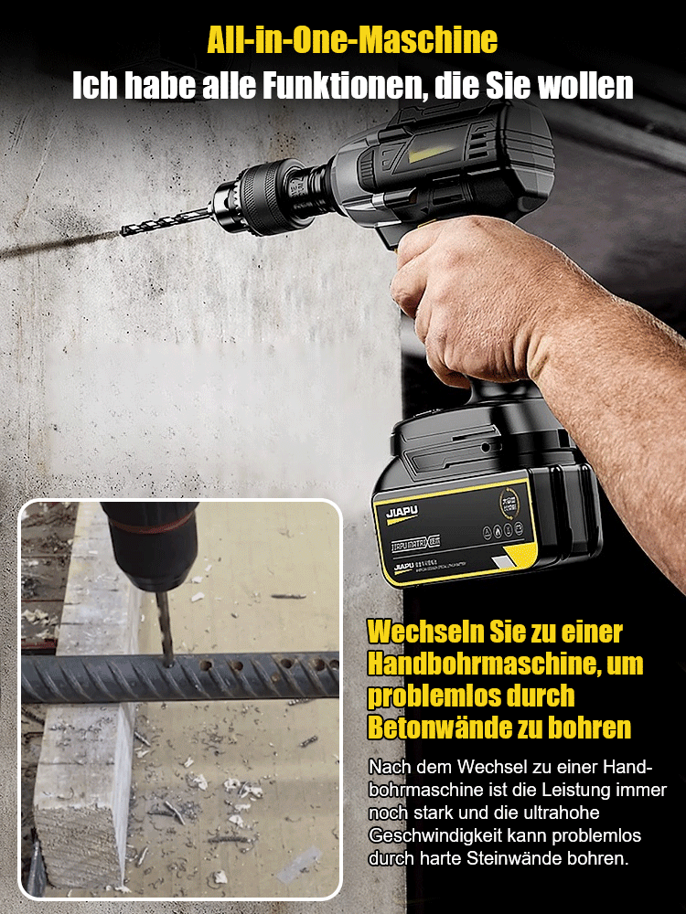 Multifunktionaler Akku-Schlagschrauber aus Luftfahrtmaterialien, begrenztes Angebot
