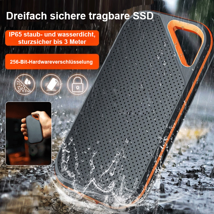 【32TB große Kapazität】Übertragen Sie 1 GB Daten in 3 Sekunden, geeignet für eine Vielzahl von Geräten