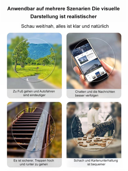 Lesebrille mit großem Rahmen und Anti-Blaulicht-Schutz, modisch und altersreduzierend, kratzfest und verschleißfest
