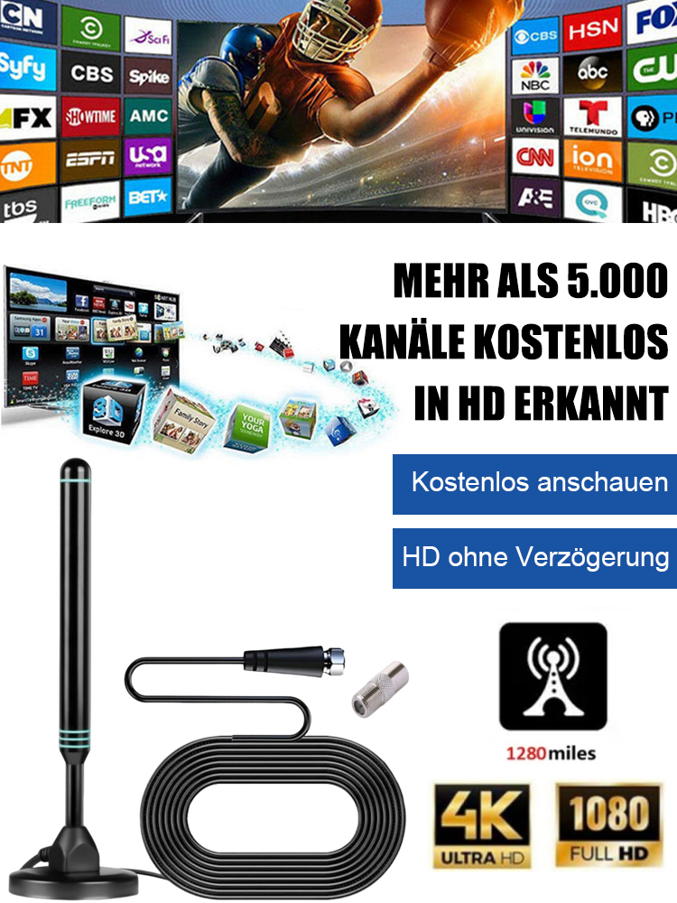 Innenantenne für hochauflösendes Digitalfernsehen