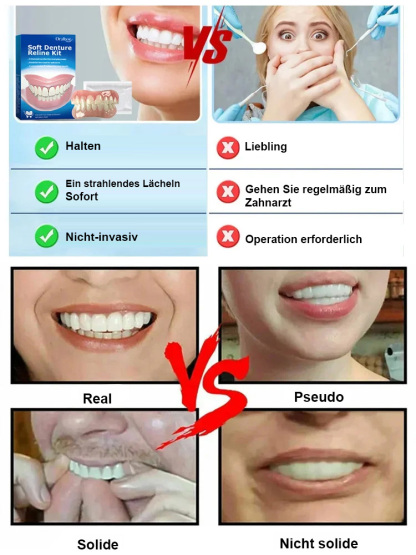 Zahnersatz, 1 Million Stück verkauft, keine negativen Bewertungen, zweites Set 6 Euro🦷