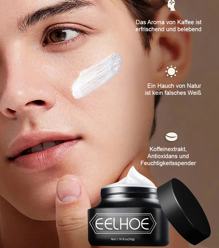 Exklusive Naturcreme für Männer, einfach und praktisch, eine Flasche Hautpflege und ConcealerNatürlich, kein künstliches Weiß