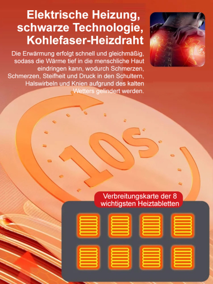 [Eine Decke für viele Zwecke] Multifunktionaler Heizschal