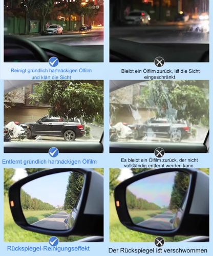 Kraftvolles, fettlösendes Reinigungstuch, entfettet den Film in 1 Sekunde🚗