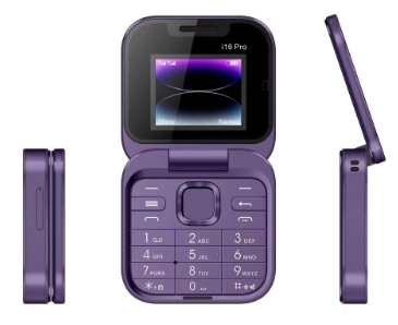 Klappbares Telefon mit Flip Button