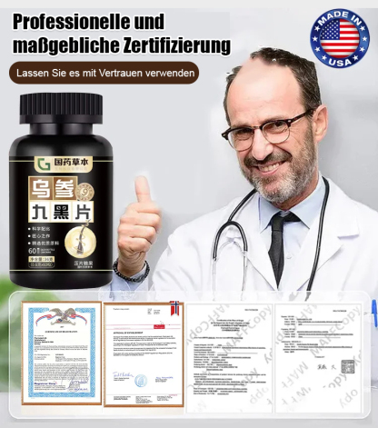 Sehen Sie die Veränderung in 7 Tagen, eine Flasche heilt graue Haare und Haarausfall vollständig
