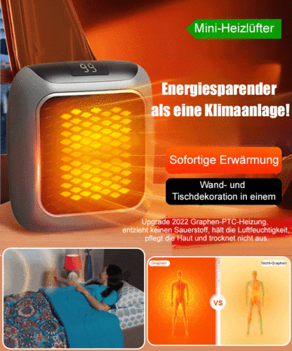 Wandmontierter Heimheizkörper