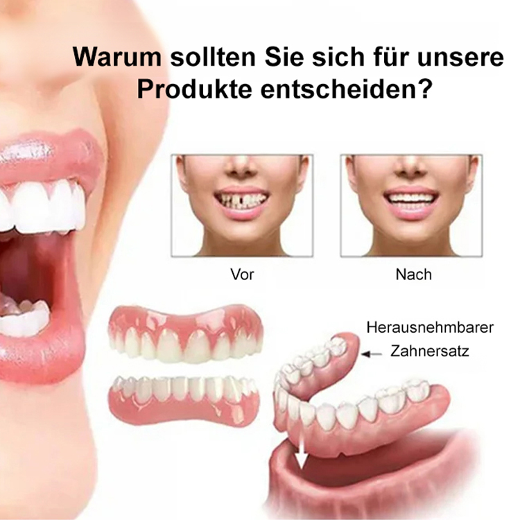 Von Zahnärzten empfohlen, einfach anzubringen und abzunehmen